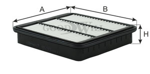 Изображение 3, AG623 Фильтр воздушный CHERY Fora (06-) GOODWILL