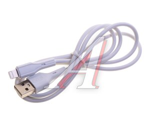 Изображение 1, NB230 White Кабель iPhone (5-) 2.4A 1м XO