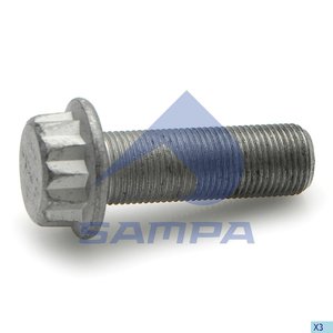 Изображение 1, 102.577 Болт SAF крепления суппорта направляющий (М18x1.5) SAMPA