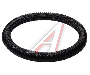 Изображение 2, OPLS0507 Оплетка руля (M) 37-39см черная кожа Carolina SENATOR