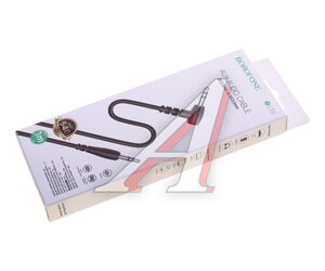 Изображение 2, BL10 black Кабель jack 3.5 1м черный BOROFONE