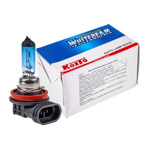 Изображение 1, KO-0750W Лампа 12V H11 55W PGJ19-2 (100W) 4000K Whitebeam KOITO