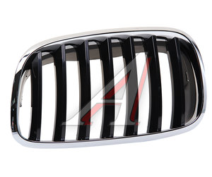 Изображение 1, 205105-3 Решетка радиатора BMW X5 (E70) (08-) левая (хром, черный) POLCAR