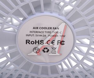 Изображение 4, VD-7654 Вентилятор настольный с увлажнителем Air Cooler Fan