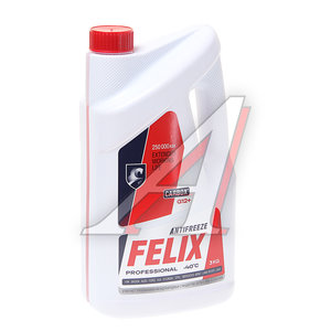 Изображение 1, 430206326 Антифриз красный -40C 3кг G12+ Carbox OAT FELIX