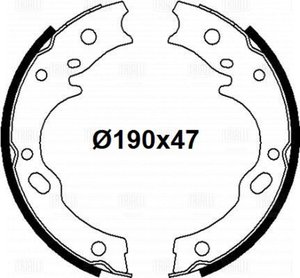 Изображение 3, GF4647 Колодки тормозные ISUZU NKR55 стояночного тормоза (1шт.) TRIALLI