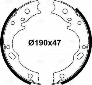 Изображение 3, GF4647 Колодки тормозные ISUZU NKR55 стояночного тормоза (1шт.) TRIALLI