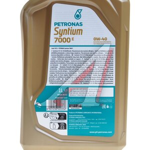 Изображение 2, 70722Е18EU Масло моторное PETRONAS 7000 E SP 0W40 синт.1л SYNTIUM