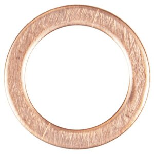 Изображение 1, ER-10014010 Шайба 10.0х14.0х1.0 медная (плоская) ЭВРИКА