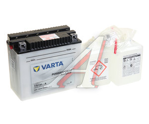 Изображение 1, 6СТ18 YB18L-A Аккумулятор VARTA MOTO FP + электролит 18А/ч