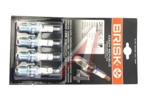 Изображение 1, DR15YC-1 Свеча зажигания ВАЗ-2112 BRISK DR15YC-1 SUPER комплект