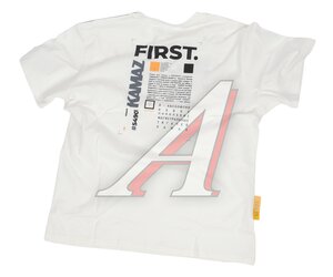 Изображение 1, 333.04180200 Футболка КАМАЗ-54901 "FIRST" белая (р.52)