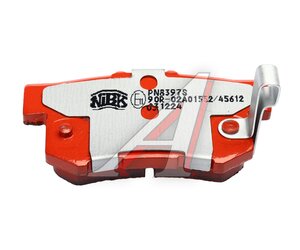 Изображение 3, PN8397S Колодки тормозные HONDA Civic (05-) задние (Sport) (4шт.) NIBK
