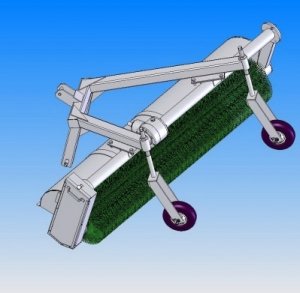 Изображение 1, МК-1 Щетка коммунальная МТЗ (40-80 л.с.) САЛЬСК