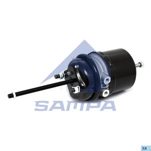 Изображение 1, 094.036-01 Энергоаккумулятор SCANIA VOLVO тип 24/24 (барабанный тормоз) SAMPA
