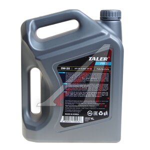 Изображение 4, 700422 Масло моторное PRO SP/GF-6 0W20 синт.4л TALER