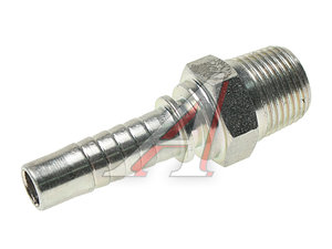 Изображение 1, M10710-06-06 Фитинг BSPT(Ш) коническая резьба 3/8" (3/8"-19)