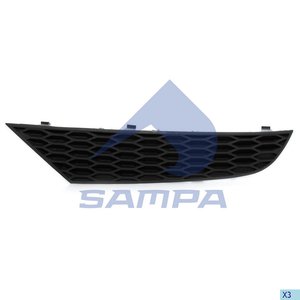 Изображение 1, 18100564 Накладка бампера MERCEDES Actros MP3, MP3 Mega в спойлер левая SAMPA