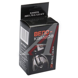 Изображение 4, ZTB00022-A Камера велосипедная 26" 26х1.75/2.125 автовентиль TBS