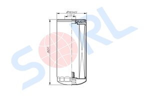 Изображение 4, RL6140AC07 Фильтр масляный IVECO MK (83-91) ЯМЗ-534 SORL