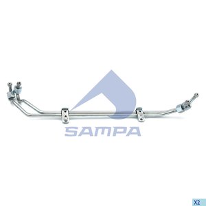 Изображение 2, 080.745 Трубка топливная RENAULT Premium высокого давления SAMPA