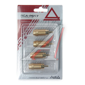 Изображение 1, RCA-P617 Штекер RCA комплект 4шт. AURA