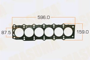 Изображение 2, MD-01031S Прокладка головки блока TOYOTA Supra (93-02) (2JZGE) MASUMA