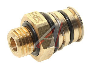 Изображение 2, INF.11.12P5 Соединитель переходник М12x1.5 P5 поворотный латунь STARTEC