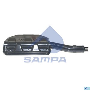 Изображение 2, 18400061 Кронштейн SCANIA крыла заднего левый SAMPA