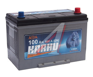 Изображение 1, 6СТ100(0) Аккумулятор KARHU 100А/ч обратная полярность