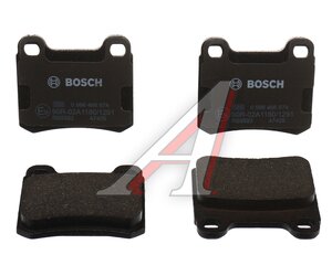 Изображение 2, 0986466874 Колодки тормозные MERCEDES S (W201) задние (4шт.) BOSCH