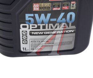Изображение 4, 39032 Масло моторное OPTIMAL New Generation 5W40 синт.1л LIQUI MOLY
