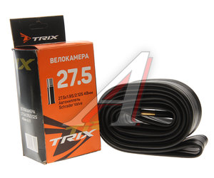 Изображение 1, УТ00018609 Камера велосипедная 27.5" 1.95х2.125 автовентиль TRIX
