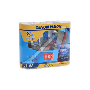 Изображение 1, ML9006XV Лампа 12V HB4 55W P22d бокс (2шт.) Xenon Vision CLEARLIGHT