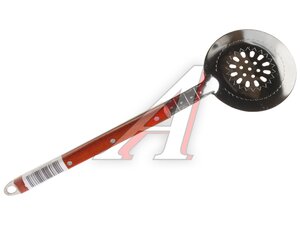 Изображение 1, 2303554877149 Шумовка 40см с деревянной ручкой