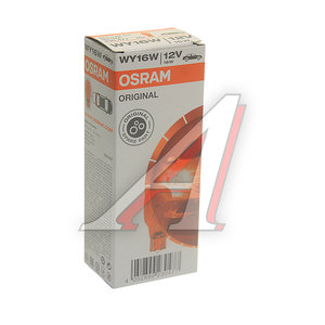 Изображение 3, 921NA Лампа 12V WY16W W2.1x9.5d желтая OSRAM