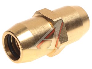 Изображение 2, D1.D14x1,5mm Соединитель трубки ПВХ, полиамид d=14х1.5мм прямой латунь SEVEN TRUCKS