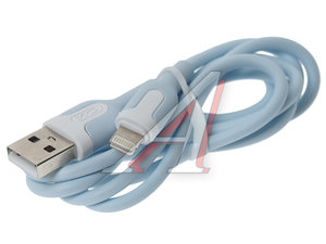 Изображение 1, NB212 Blue Кабель iPhone (5-) 2.1A 1м голубой XO