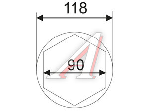 Изображение 4, JTC-5470 Головка ступичная 90мм (IVECO) JTC