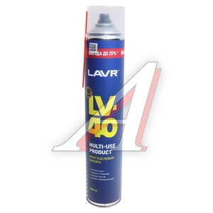 Смазка универсальная проникающая LV-40 1л аэрозоль LAVR, LAVR Ln2453,
                                                          фото 1 Изображение 1, Ln2453 Смазка универсальная проникающая LV-40 1л аэрозоль LAVR