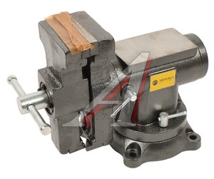 Изображение 1, ER-192125 Тиски 125мм (5") поворотные чугунные многофункциональные с наковальней ЭВРИКА
