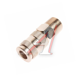 Изображение 2, JTC-D40SMA Переходник для компрессора M1/2" быстросъемный с клапаном наружная резьба JTC
