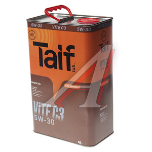 Изображение 1, 211014 Масло моторное VITE PAO 5W30 C3/SN синт.4л TAIF