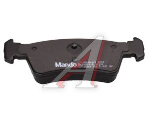 Изображение 3, MBF016045 Колодки тормозные VW Touareg, T5 задние (с датчиком) (4шт.) MANDO
