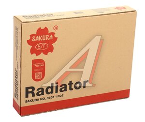 Изображение 4, 36311002 Радиатор LADA Largus охлаждения двигателя SAKURA