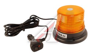 Изображение 2, 015S Маяк импульсный 12/24V (10 светодиодов) 7 режимов на магните желтый SAMRAI