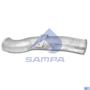 Изображение 2, 041.243 Труба выхлопная глушителя SCANIA SAMPA