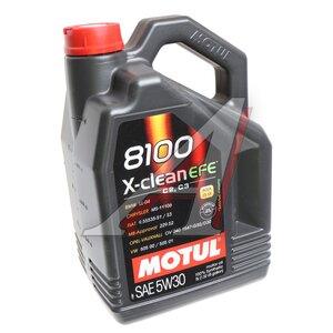 Изображение 1, 113231 Масло моторное MOTUL 8100 X-CLEAN EFE 5W30 синт.5л