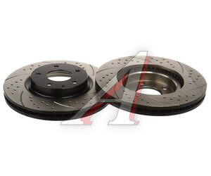 Изображение 1, BDF044 Диск тормозной MAZDA 6 (12-) передний перфорированный комплект TAYGA