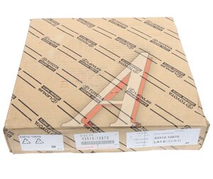 Изображение 3, 43512-12670 Диск тормозной TOYOTA Auris (07-) передний (1шт.) OE